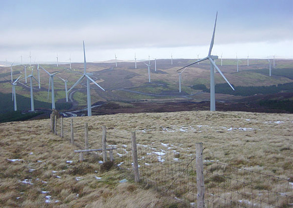 Turbines decimating the landscape elsewhere in the UK